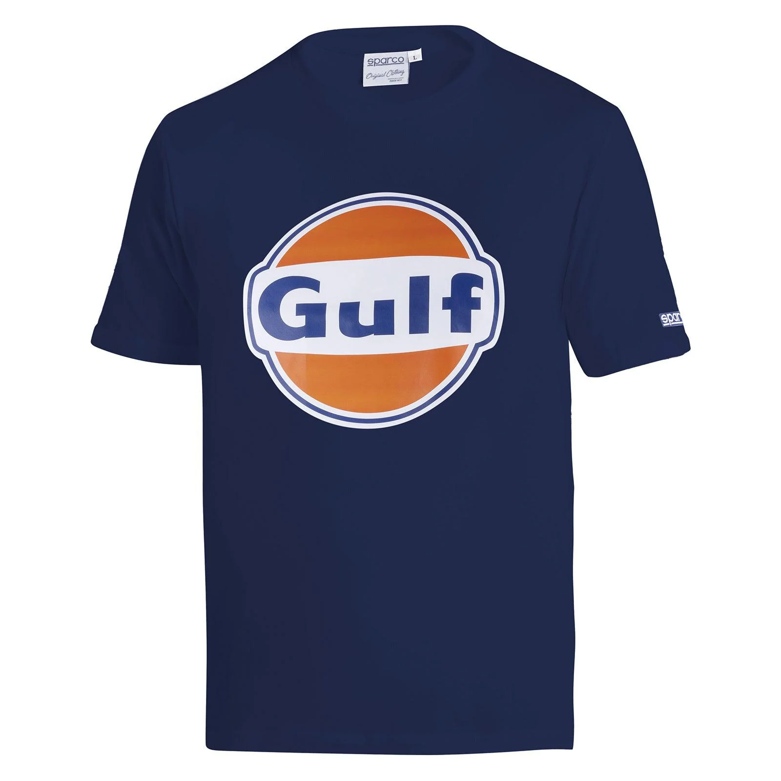T-shirt Gulf Grand Logo Bleu Marine