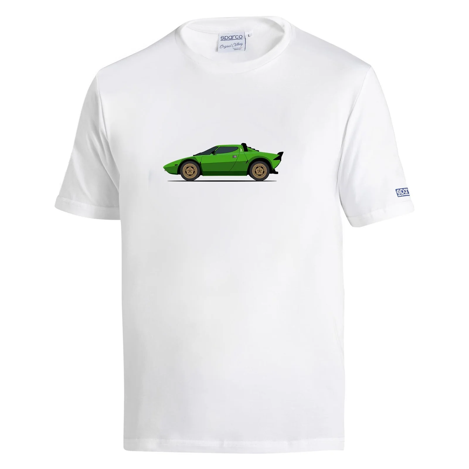 T-shirt Lancia Delta HF GR4 Stratos Blanc/Vert