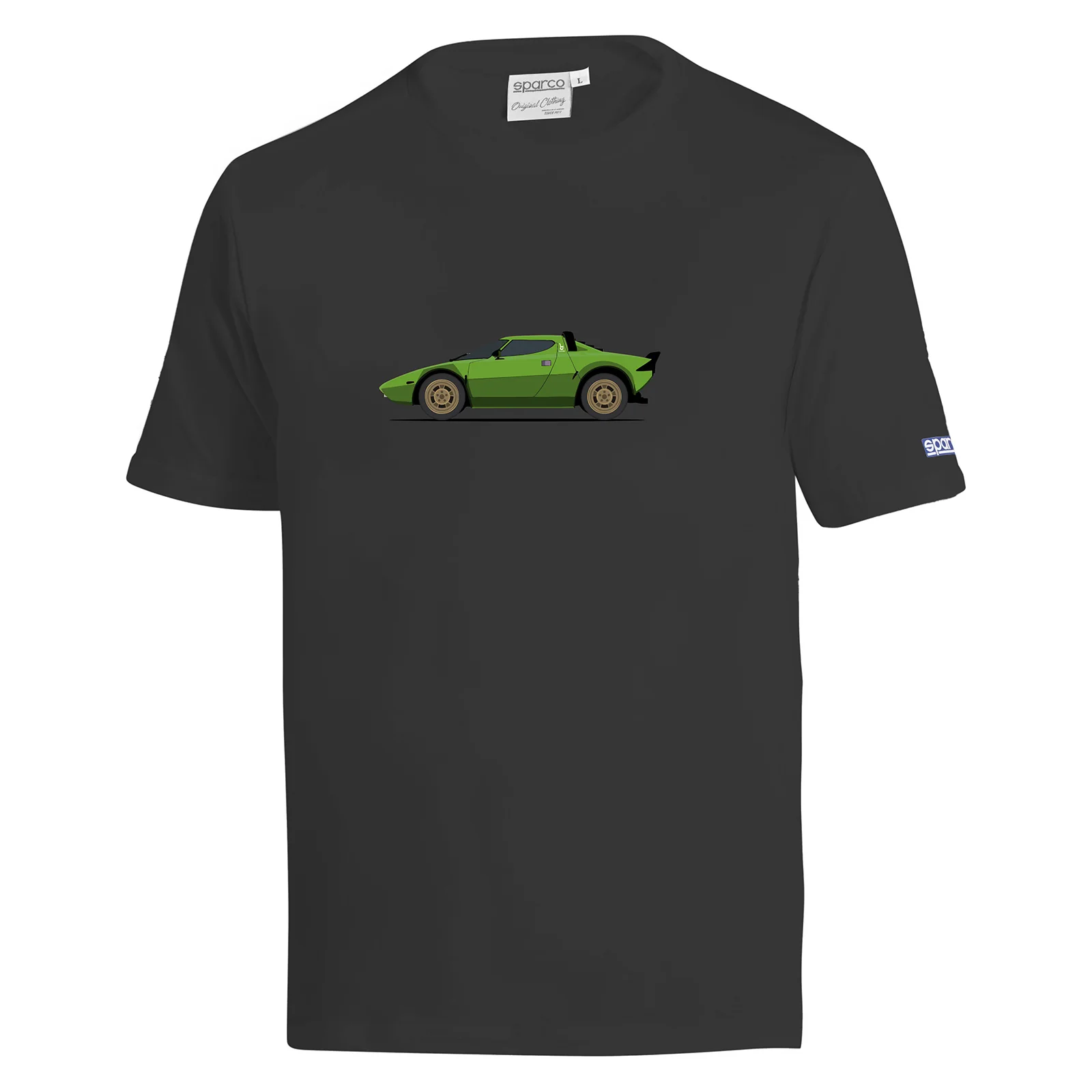 T-shirt Lancia Delta HF GR4 Stratos Noir/Vert