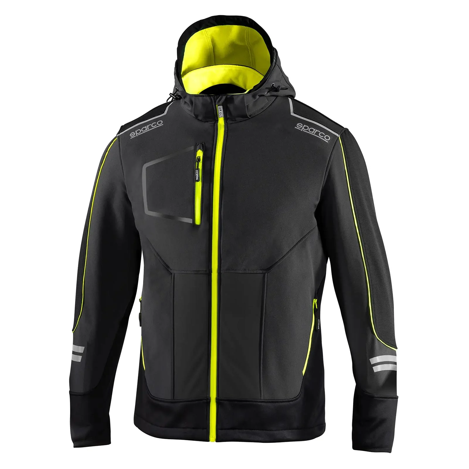 Veste Sofshell Tech York Gris/Jaune